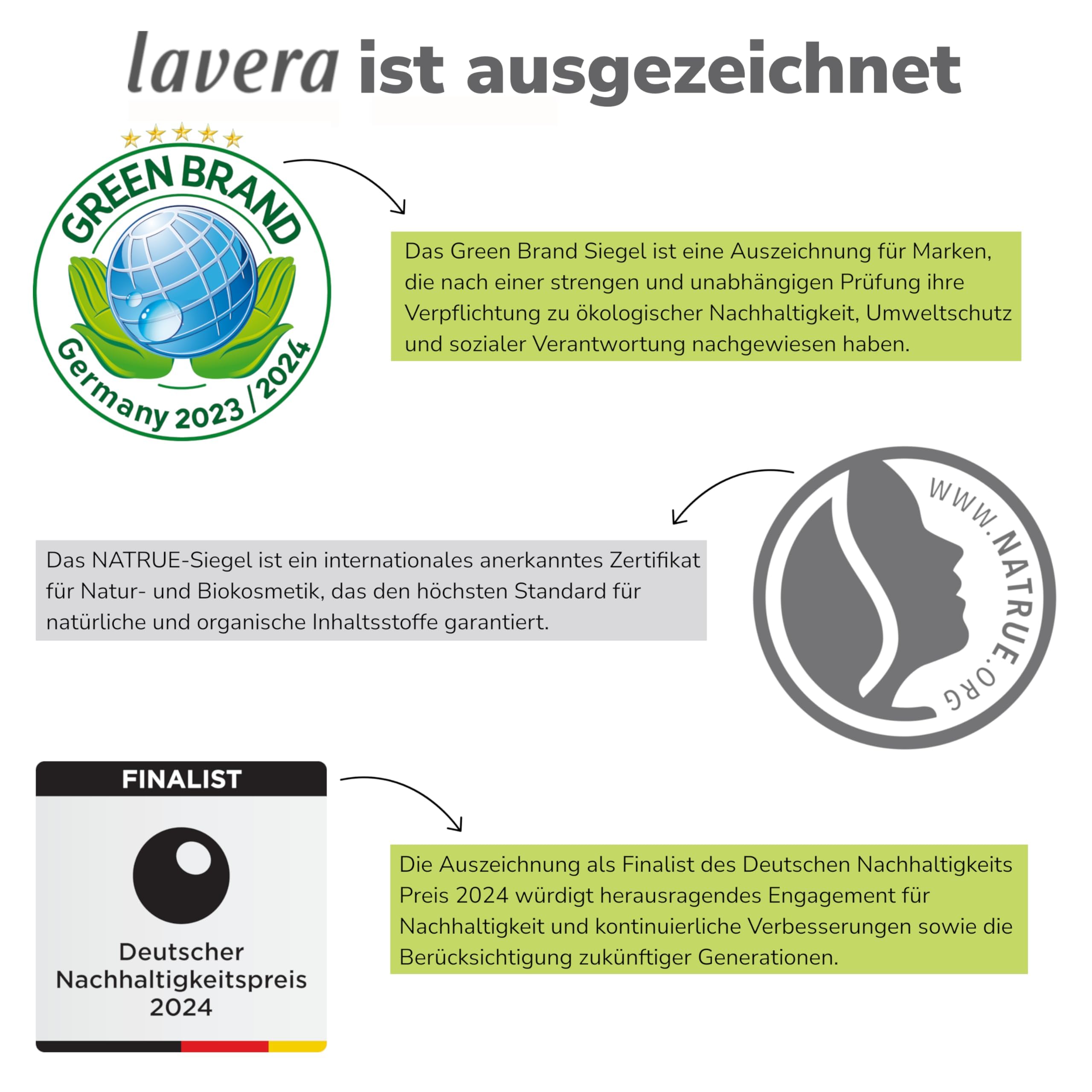 lavera Feuchtigkeitscreme Q10 ∙ Reduziert Falten ∙ Spendet Feuchtigkeit ∙ Anti Aging Tagescreme ∙ Tagespflege vegan Bio Naturkosmetik Natural Kosmetik Gesichtscreme 1er Pack (1x50ml) 8