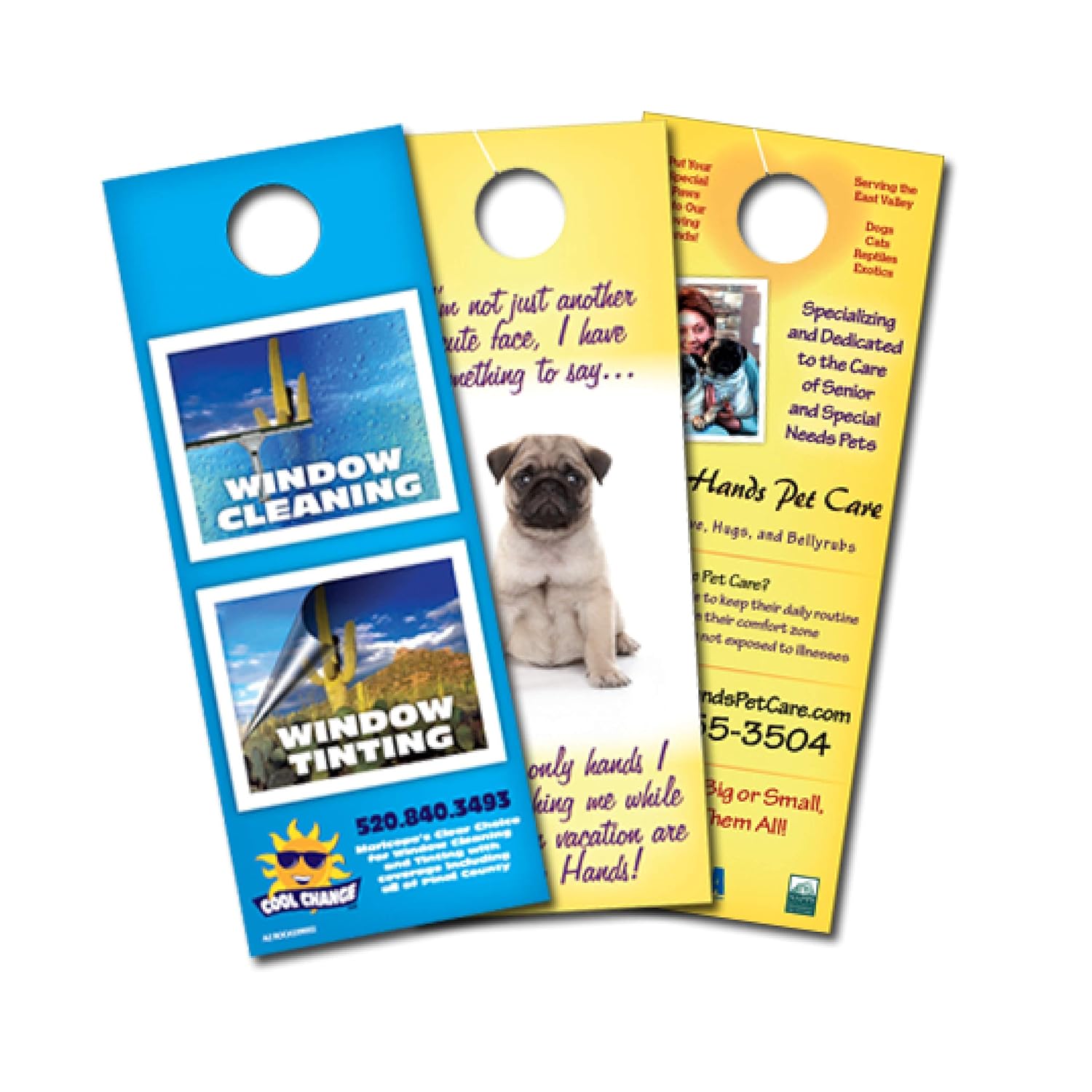 500 Premium Promotional Door Hangers 4 x 7