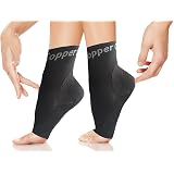 Thx4 Copper Compression Foot Sleeves For Plantar Fasciitis Pain Relief - Copper Infused Arch Support Socks For Men & Women (XL)