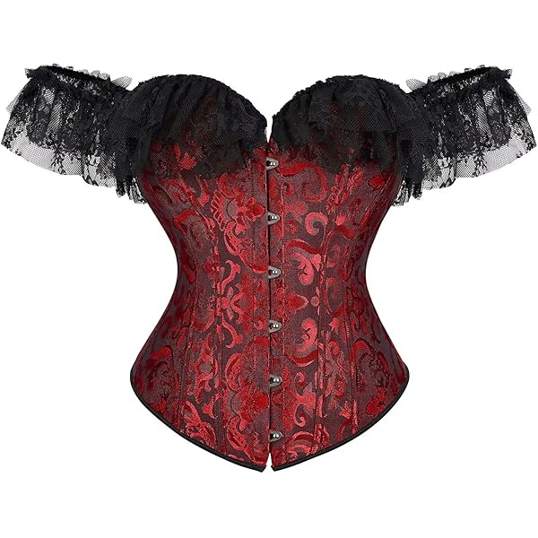 WYTong Sexy Bodysuit Corset Lingerie for Women Lace Up Gothic