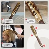 Olivia Garden Expert Blowout Speed Gold Brown 25 Ceramic Barrel Brush view 3