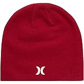 Hurley Mens Icon Staples Beanie - Lightweight Classic Loose Knitted Hat for Men