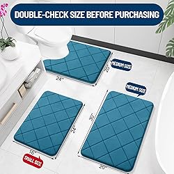 OLANLY Memory Foam Bath Mat 24x16, Ultra Soft and