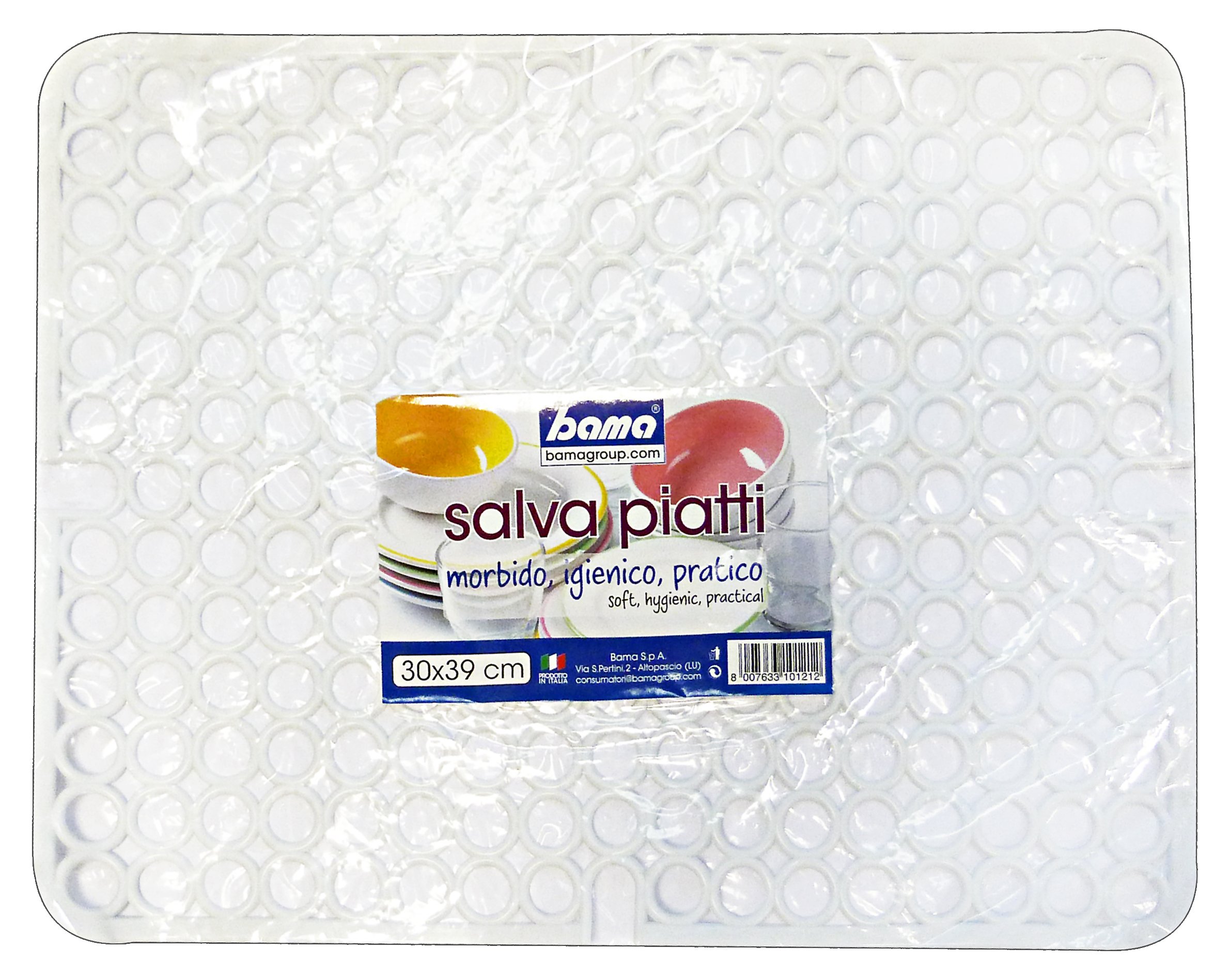 Bama Rectangular Sink Mat-White