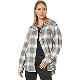 Lucky Brand Womens Oversized Boyfriend Pocket Shirt
