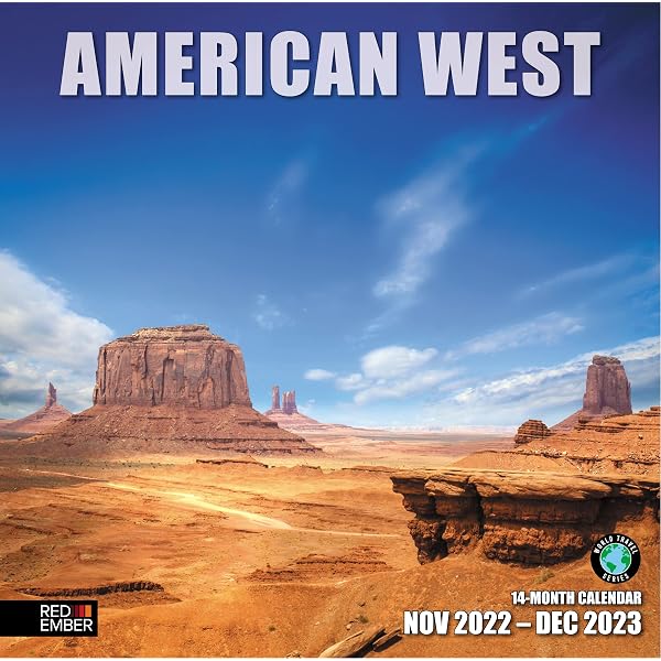 Amazon.com: RED EMBER American West 2023 Hangable Monthly Wall Calendar |  12" x 24" Open | Thick & Sturdy Paper | Giftable | The Wild Frontier :  Office Products