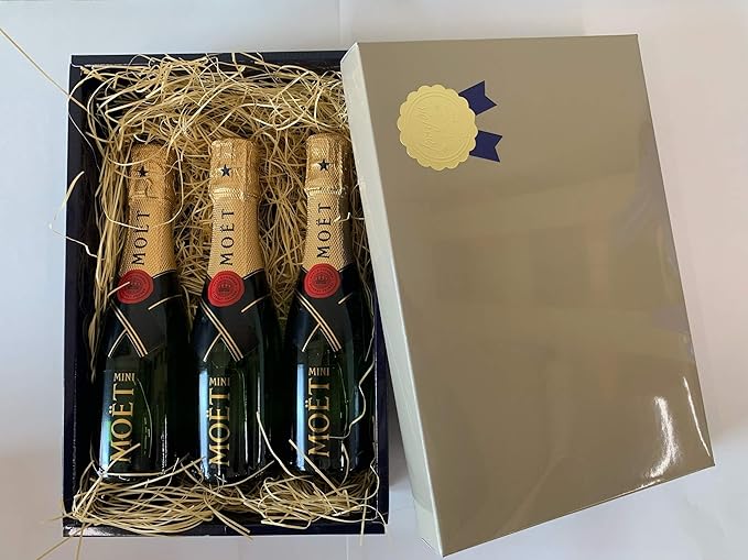 Amazon Co Jp ギフトbox付 モエ エ シャンドン モエ アンペリアル 0ml 3本 食品 飲料 お酒