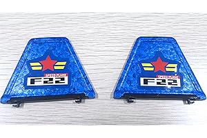 ANTSIR RC Plane Parts RC Airplane Replacement Accessories for RTF F22 Remote Control Plane (1 Pair Blue Vertical Tail Wings)