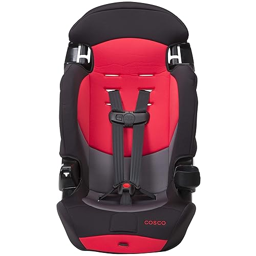 Cosco Finale DX 2-in-1 Combination Booster Car Seat, Cherry Saucy