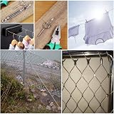 JIZZU 30M 66PCS Garden Wire Kit 304 Stainless Steel PVC Coated 2mm Turnbuckle view 7