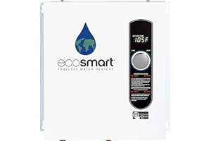 EcoSmart ECO 27 Tankless Water Heater, Electric, 27-kW - Quantity 1, 17 x 17 x 3.5