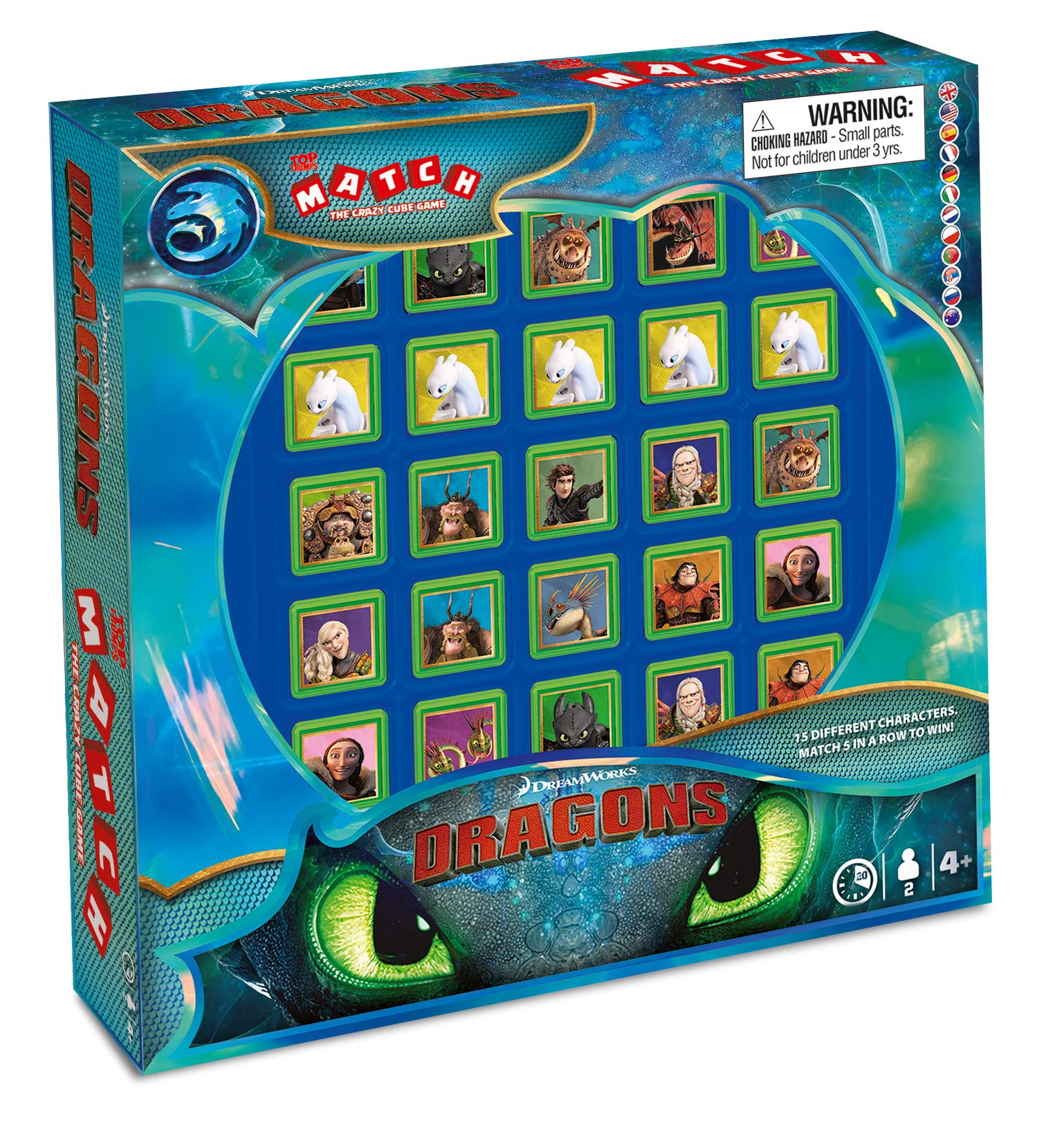 How to Train Your Dragon Top Trumps Match Board Game
