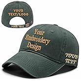 Embroidery Custom Hat for Men,Personalized Vintage Baseball Cap with Your Text Logo,Trucker Hat,Gifts for Men Dad
