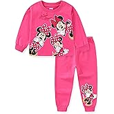 Disney Minnie Mouse Girls Sweatshirt and Pants Set 2 Piece for Toddler and Big Kids