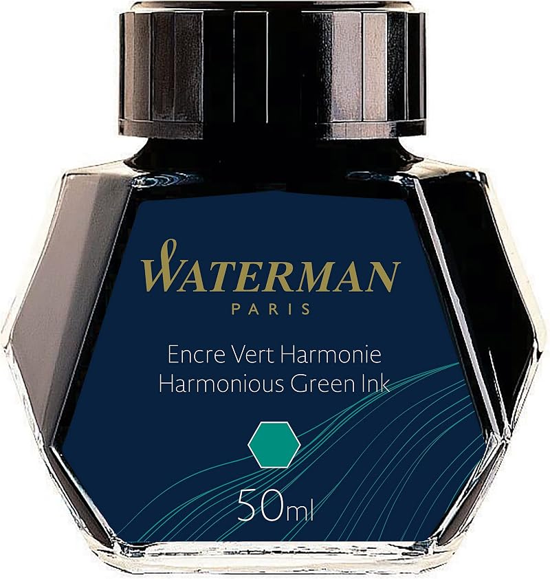 Waterman Harmonious Green Fountain Pen Ink 50ml Bottle