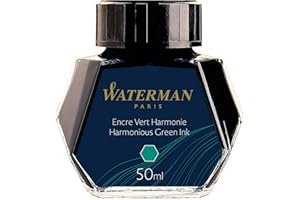Waterman Fountain Pen Ink, Harmonious Green, 50ml Bottle