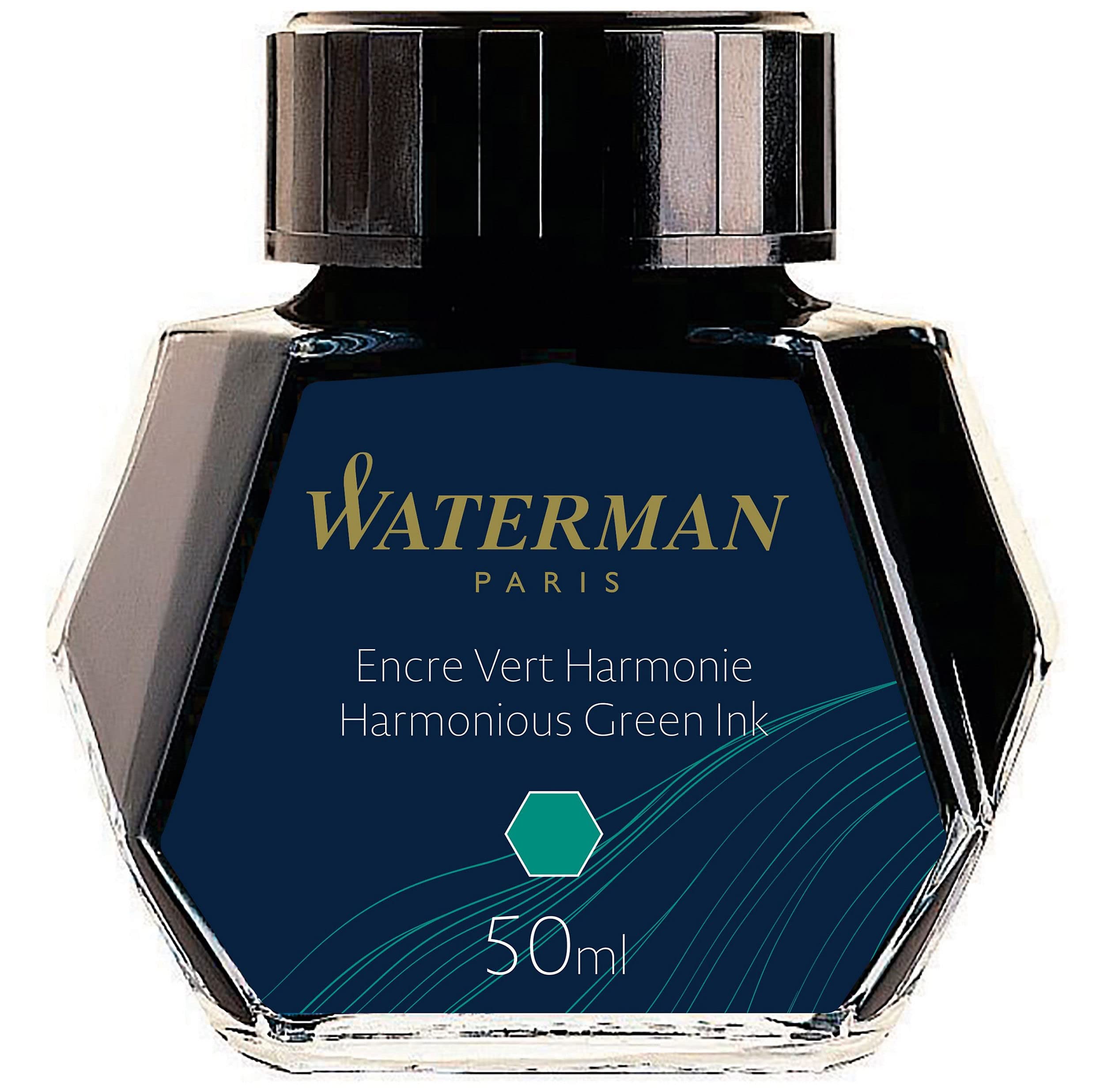 Waterman Fountain Pen Ink | Harmonious Green | 50ml Bottle
