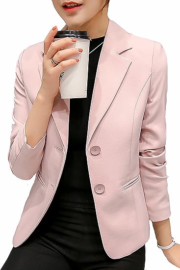 Amazon ケイミ Keimi レディース テーラードジャケット フォーマルコート ショート丈 レディース テーラード ジャケット ショート ブレザー オフィス 通勤 スーツ フォーマル 入学式 入園式 卒業式 エレガント コート ジャケット 通販