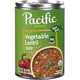 Pacific Foods, Soup Vegetable Lentil Organic, 16.3 Ounce