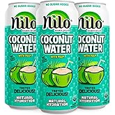 NILO 100% Pure Coconut Water | NO Sugar added | GMO FREE | NOT from Concentrate | 10.8 oz (Pack of 12), Coconut Water)