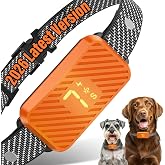 KJKZO Dog Bark Collar for Large Medium Small Dogs, Effective No-Bark Collar, Smart Barking Collar, 2026 Upgraded Bark Collar with 7 Sensitivity, 3 Modes,Carrot Orange