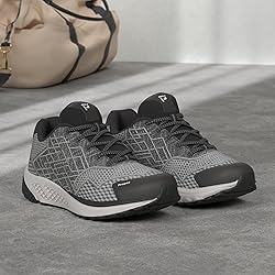 Propét Women's One Sneaker, Black/Silver, 10