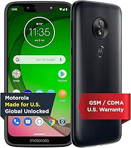 Moto G7 Play with Alexa Push-to-Talk – Unlocked – 32 GB – Deep Indigo (US Warranty) – Verizon, AT&amp;T, T–Mobile, Sprint, Boost, Cricket, &amp; Metro