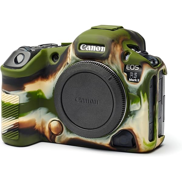 Funda Easycover Silicona Para Canon R5 / R6 / R6 II – Antirrayas, Negro