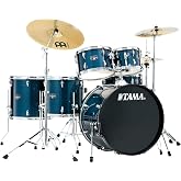 Tama Imperialstar Complete Drum Set - 6-Piece - Hairline Blue