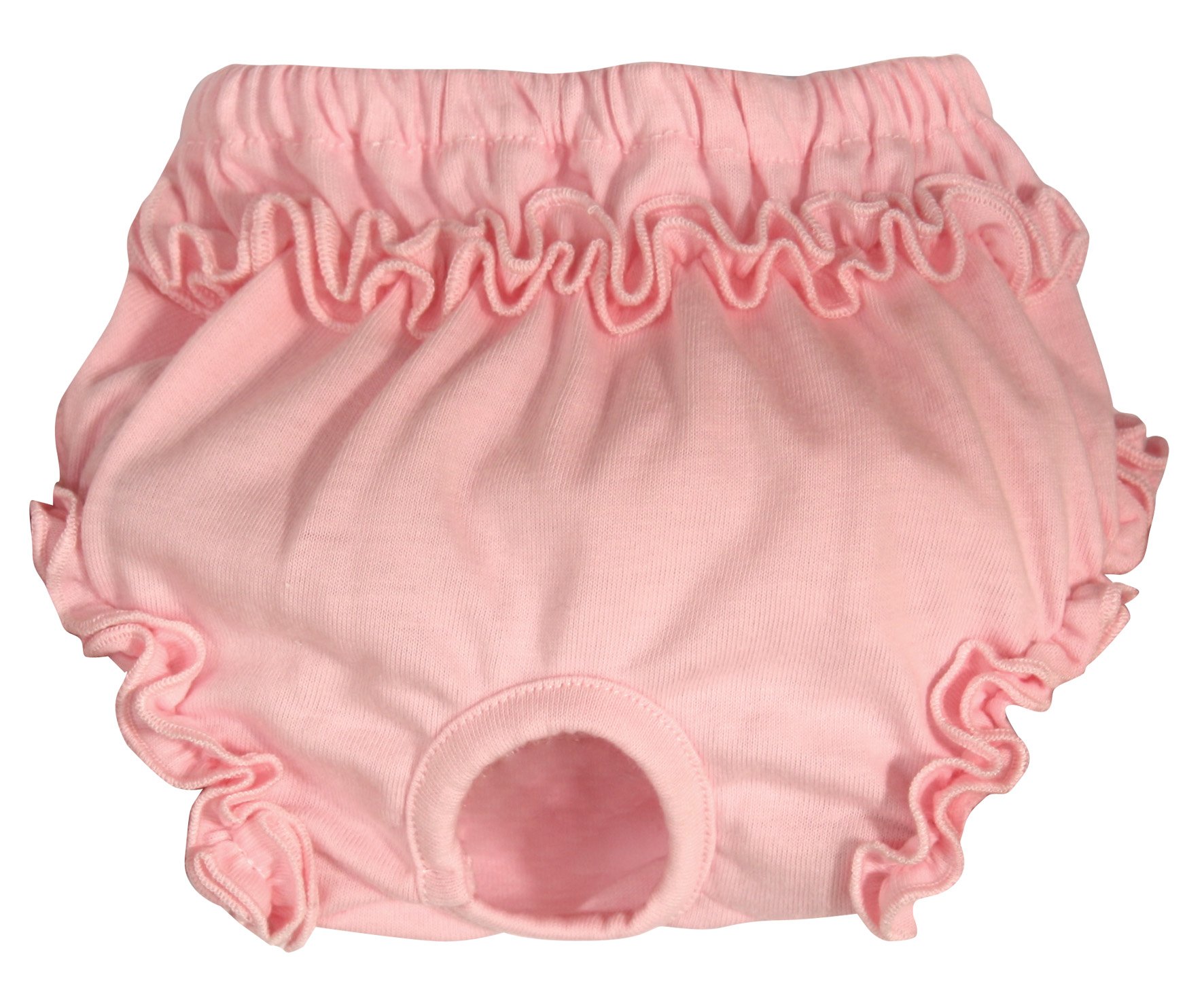 CROCI Hygienic Knickers Doggy Pants, Pink Rouches, 15/20 cm, XX-Small