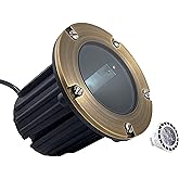 LED Spot Lights Outdoor Landscape Lighting Well Lights 173 - Solid Brass In Ground Light with 7W LED Bulb Security Landscape 