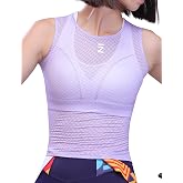 INBIKE Women's Sleeveless Cycling Shirts Mesh Base Layer Summer Tank Top | 3D Mesh Fabric, 4-Way Stretch, Breathable, Flatlock Stitching, Multi-Sport Design