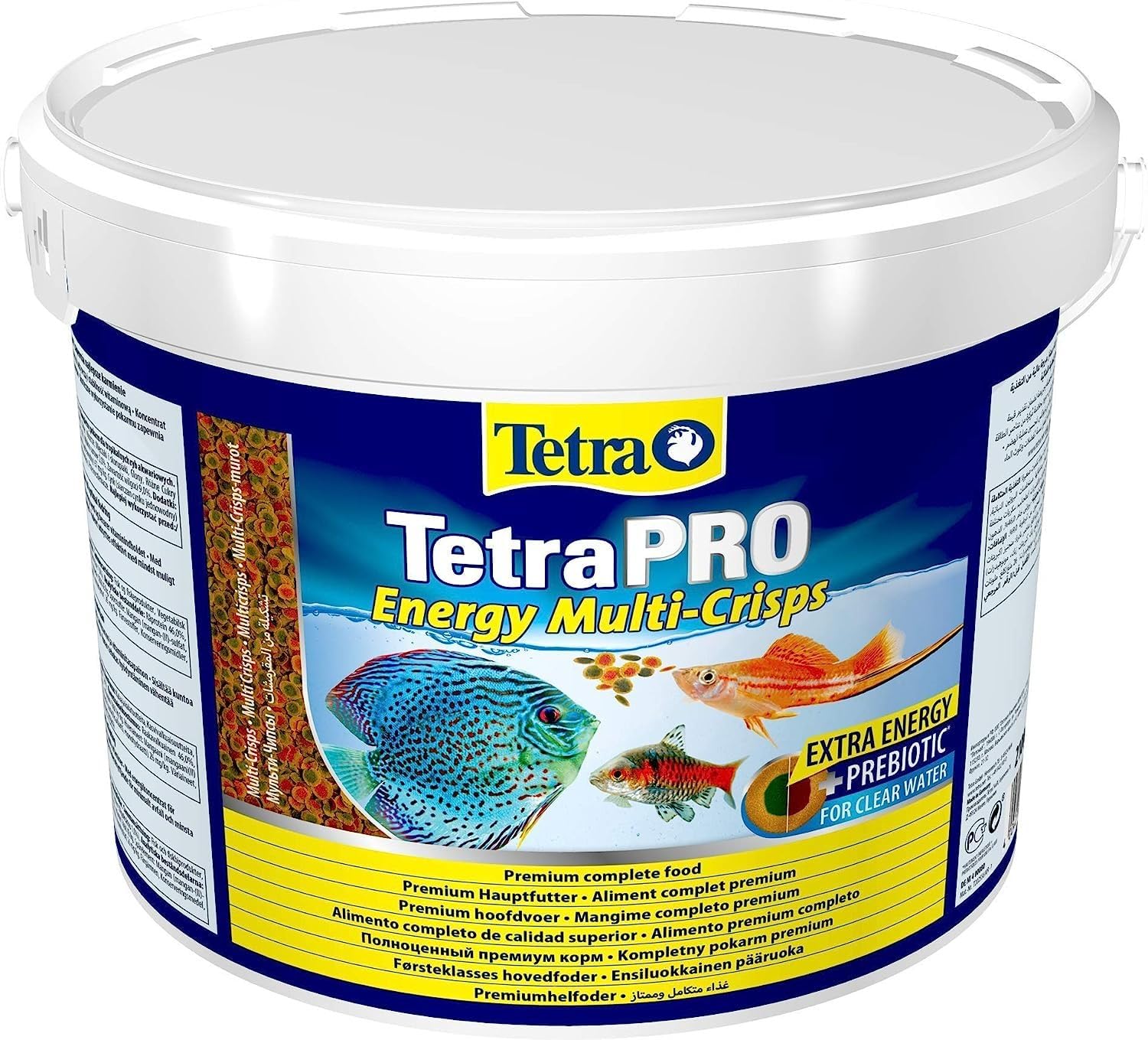 Tetra Pro Energy Multi-Crisps - Premium fish food with energy concentrate for increased vitality,10L