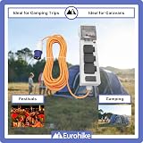 Eurohike 15m Mains Kit 3 UK Sockets 2 USB 2.1A Camping Caravan Hook Up IP44 view 5