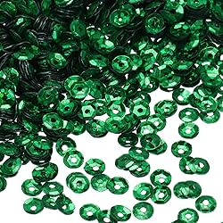MECCANIXITY Loose Sequins 4MM Silver Backed Sequins