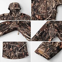 NAVEKULL Silent Hunting Clothes for Men Soft Shell