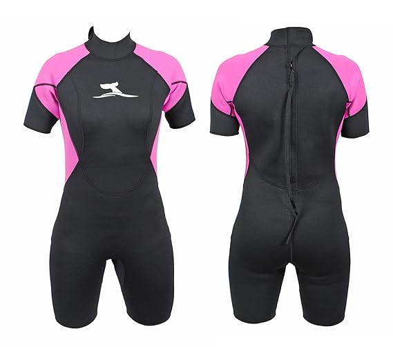 Damen 2 mm Neopren Shorty Größe S- L Neoprenanzug Surfanzug Schwimmanzug