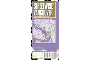 Streetwise Vancouver Map - Laminated City Center Street Map of Vancouver, Canada (Michelin Streetwise Maps)