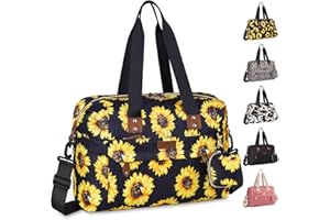 Pritent Diaper Bag Tote - Diaper Baby Bags with Pacifier Case, Shoulder Straps, Stroller Clips, Waterproof Large Mommy Bag Maternity Bag Travel Baby Bag for Mom and Dad, Sunflower