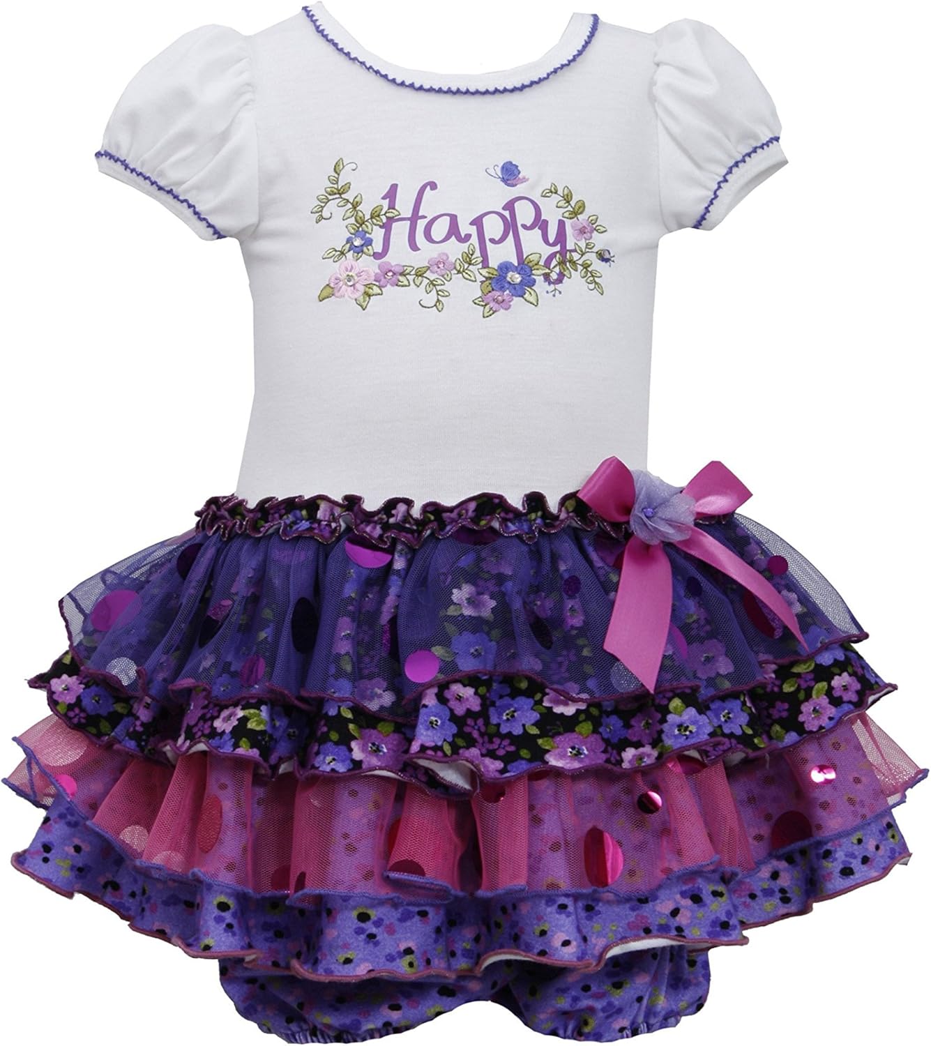 bonnie jean purple dress