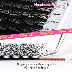 TDANCE W Eyelash Extensions 6D Premade Fans W