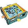 Build Your Own Moving Marble Labyrinth I Classic Retro Toy I 148 Pieces Including 5 Glass Marbles I Fun Gift for Kids, Girls & Boys & Families Age 8+ | Eco Friendly Cardboard Slot Together Kit