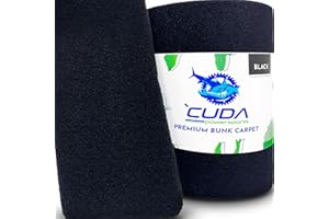 Cuda Boat Trailer Bunk Carpet 12 Inch Wide x 13ft-New Premium 30 Oz Roll- Cuda Bunk Carpet for Boat Trailers Parts Accessorie