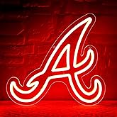 Baseball Neon Sign for Wall Decor Dimmable Baseball Neon Light for Man Cave Team Led Light Up Sign for Sport Club Bar Pary Garage Bedroom Dorm Birthday Gifts for Sports Fans Size 12.6*12 In(ZYLD130)