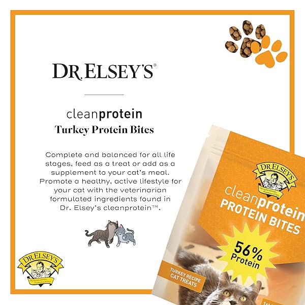 DR. ELSEY’S CLEANPROTEIN PROTEIN BITES TURKEY 6 OZ.