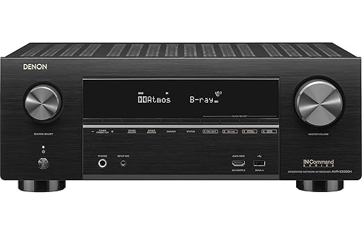Denon 7.2CH 4K Ultra HD AV Receiver with Built-in HEOS Wireless Multi-Room Audio Technology and Alexa Voice Control