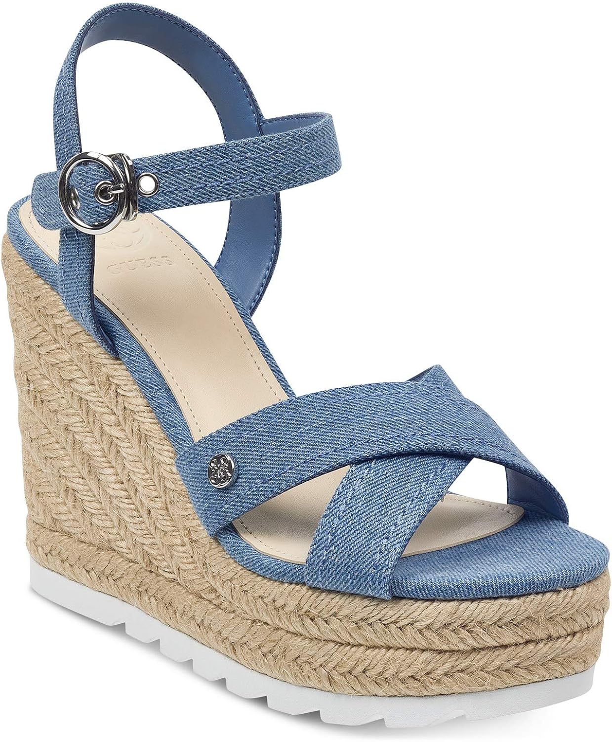 guess haleey espadrille wedge