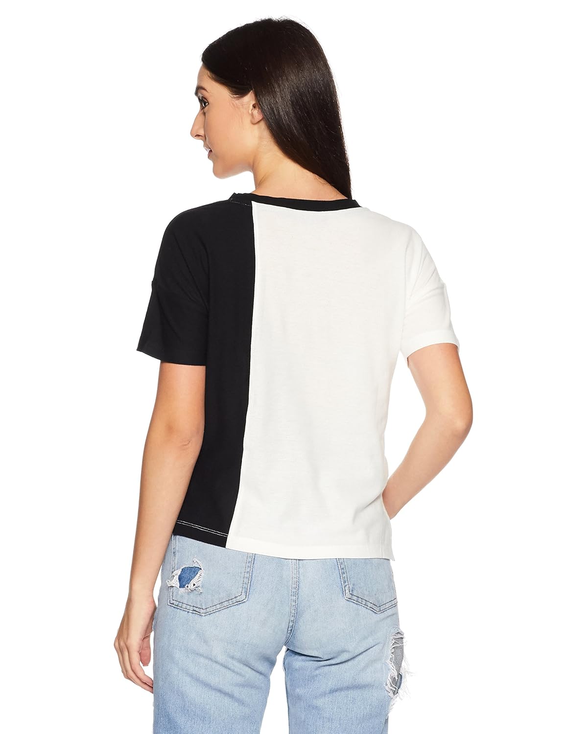 sugr women's slim fit cotton top