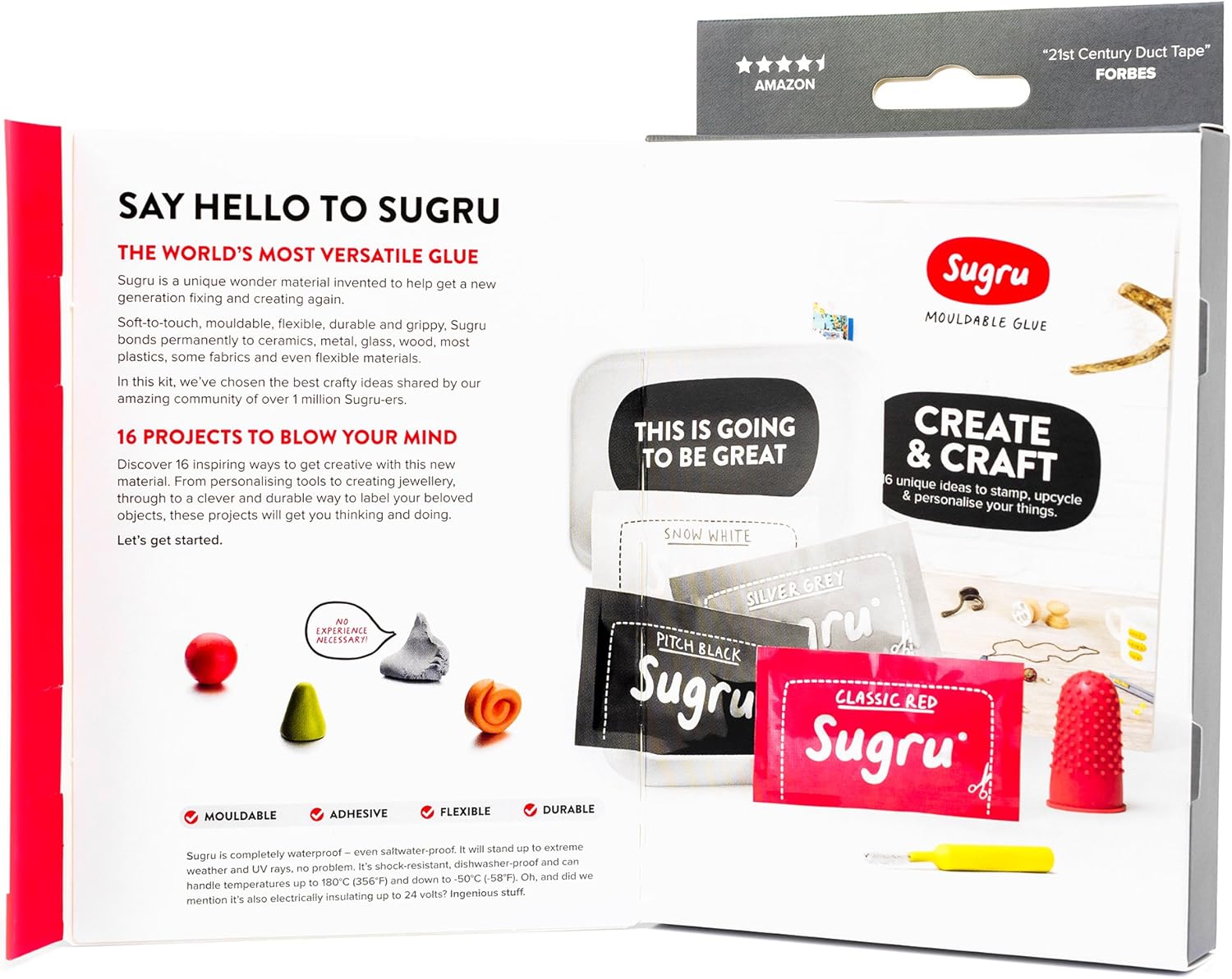 Sugru Moldable Glue - Create and Craft Kit: Home Improvement