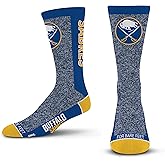 For Bare Feet NHL Unisex Marble Mvp Crew Sock Nhl Large